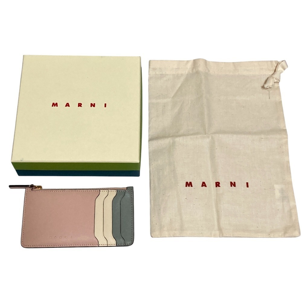 MARNI TRUNKAROO Fragment Case, Business Card Holder/Card Wallet/Coin Purse, M...